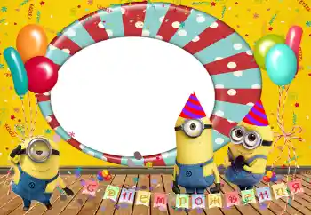 Opschrift op de lijst: Gelukkige Verjaardag!