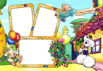 Opschrift op de lijst: Gelukkige Verjaardag!