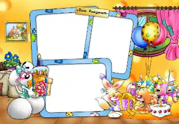 Opschrift op de lijst: Verjaardag