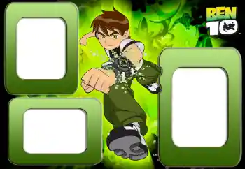Foto effect van de categorie Verschillende kinderfotolijsten № 101173. Opschrift op de lijst: Ben 10
