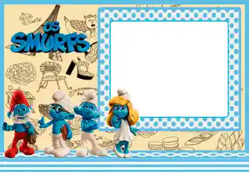 Foto effect van de categorie Verschillende kinderfotolijsten № 118948. Opschrift op de lijst: Smurfs Foto effect van de categorie Verschillende kinderfotolijsten № 118948. Opschrift op de lijst: Smurfs