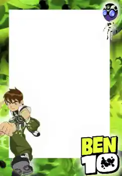 Foto effect van de categorie Verschillende kinderfotolijsten № 128400. Opschrift op de lijst: Ben 10