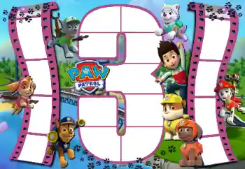 Foto effect van de categorie Verschillende kinderfotolijsten № 128581. Opschrift op de lijst: PAW Patrol