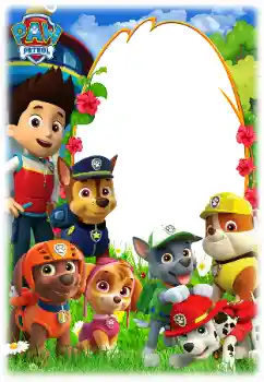 Foto effect van de categorie Verschillende kinderfotolijsten № 158461. Opschrift op de lijst: PAW Patrol Foto effect van de categorie Verschillende kinderfotolijsten № 158461. Opschrift op de lijst: PAW Patrol