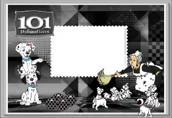Foto effect van de categorie Verschillende kinderfotolijsten № 169372. Opschrift op de lijst: 101 Dalmatians Foto effect van de categorie Verschillende kinderfotolijsten № 169372. Opschrift op de lijst: 101 Dalmatians