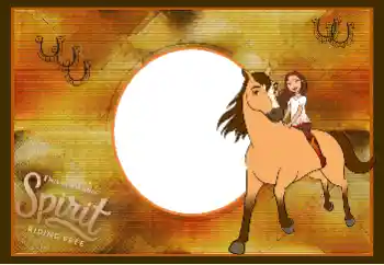 Foto effect van de categorie Verschillende kinderfotolijsten № 171807. Opschrift op de lijst: Spirit riding free Foto effect van de categorie Verschillende kinderfotolijsten № 171807. Opschrift op de lijst: Spirit riding free