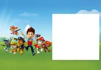 Foto effect van de categorie Verschillende kinderfotolijsten № 174061. Opschrift op de lijst: PAW Patrol Foto effect van de categorie Verschillende kinderfotolijsten № 174061. Opschrift op de lijst: PAW Patrol