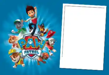 Foto effect van de categorie Verschillende kinderfotolijsten № 174062. Opschrift op de lijst: PAW Patrol Foto effect van de categorie Verschillende kinderfotolijsten № 174062. Opschrift op de lijst: PAW Patrol