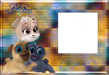 Foto effect van de categorie Verschillende kinderfotolijsten № 175333. Opschrift op de lijst: Puppy Vriendjes Foto effect van de categorie Verschillende kinderfotolijsten № 175333. Opschrift op de lijst: Puppy Vriendjes