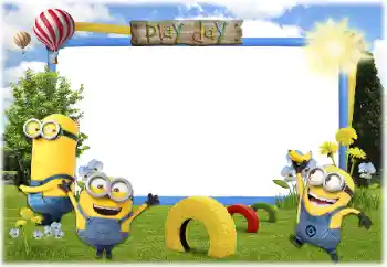 Foto effect van de categorie Verschillende kinderfotolijsten № 179500. Opschrift op de lijst: Play Day