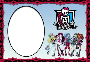 Foto effect van de categorie Verschillende kinderfotolijsten № 38746. Opschrift op de lijst: Monster High Foto effect van de categorie Verschillende kinderfotolijsten № 38746. Opschrift op de lijst: Monster High