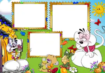 Foto effect van de categorie Verschillende kinderfotolijsten № 453
