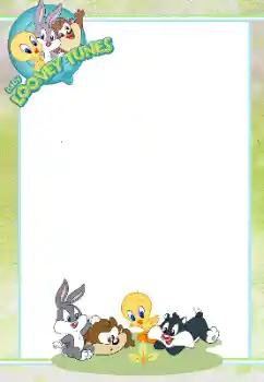 Foto effect van de categorie Verschillende kinderfotolijsten № 52283. Opschrift op de lijst: Baby Looney Tunes