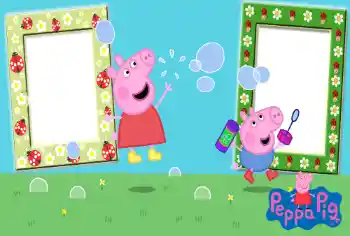 Foto effect van de categorie Verschillende kinderfotolijsten № 82889. Opschrift op de lijst: Peppa Pig Foto effect van de categorie Verschillende kinderfotolijsten № 82889. Opschrift op de lijst: Peppa Pig