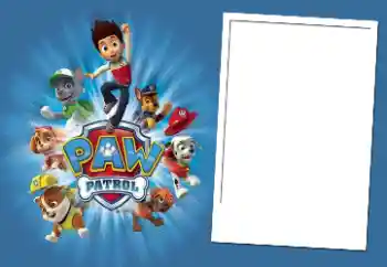 Foto effect van de categorie Verschillende kinderfotolijsten № 84038. Opschrift op de lijst: PAW Patrol Foto effect van de categorie Verschillende kinderfotolijsten № 84038. Opschrift op de lijst: PAW Patrol