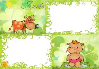 Opschrift op de lijst: Zomer Opschrift op de lijst: Zomer