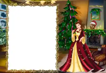 Foto effect van de categorie Kinderfeesten № 65526. Opschrift op de lijst: Vrolijke Kerstdagen!