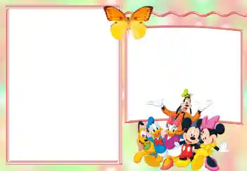 Foto effect van de categorie Uitnodigingen № 2841. Opschrift op de lijst: Uitnodiging voor de Verjaardag!