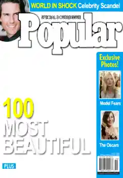 Foto effect van de categorie Journaals № 4694. Opschrift op de lijst: Popular