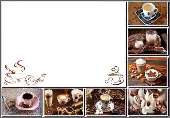 Opschrift op de lijst: Coffee Opschrift op de lijst: Coffee