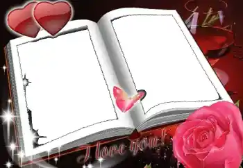 Opschrift op de lijst: I love you Opschrift op de lijst: I love you