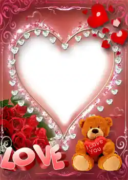 Opschrift op de lijst: I love you! Opschrift op de lijst: I love you!