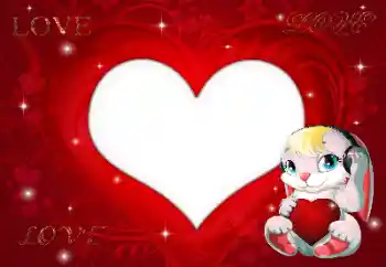 Opschrift op de lijst: Love