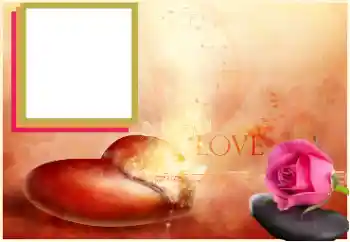 Opschrift op de lijst: Love