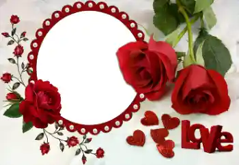 Opschrift op de lijst: Love