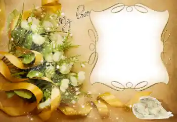 Opschrift op de lijst: Love