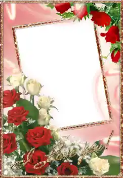 Opschrift op de lijst: I love you! Opschrift op de lijst: I love you!