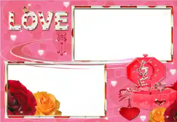 Opschrift op de lijst: LOVE Opschrift op de lijst: LOVE