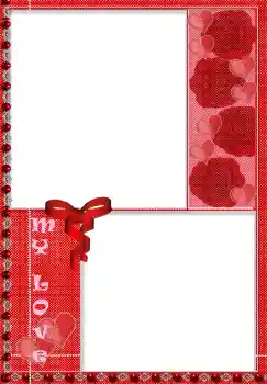 Opschrift op de lijst: My Love