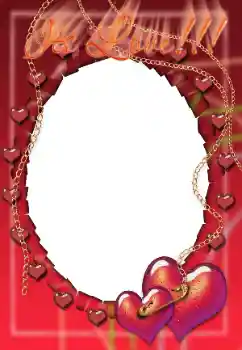 Opschrift op de lijst: Its Love!!! Opschrift op de lijst: Its Love!!!