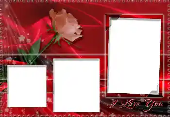 Opschrift op de lijst: I love you Opschrift op de lijst: I love you