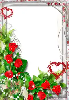 Opschrift op de lijst: I love you!