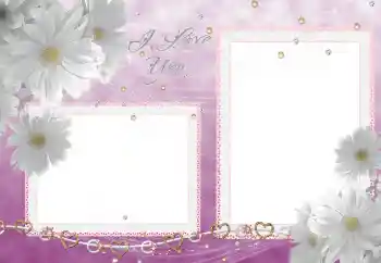 Opschrift op de lijst: I love you Opschrift op de lijst: I love you