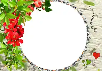 Opschrift op de lijst: Love