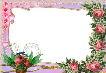 Opschrift op de lijst: I love you Opschrift op de lijst: I love you