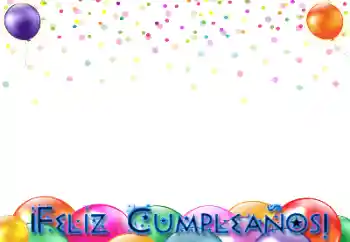 Opschrift op de lijst: Gelukkige Verjaardag!