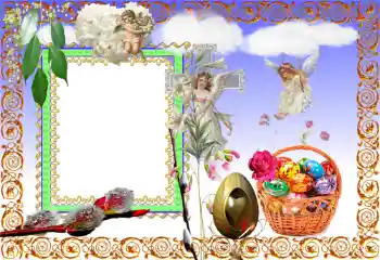 Foto effect van de categorie Paaskaarten № 47092