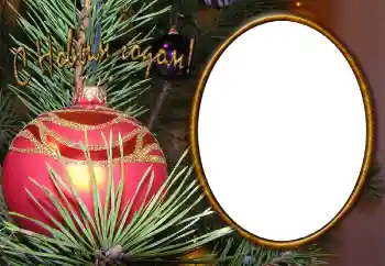 Foto effect van de categorie Nieuwjaarskaarten № 111858. Opschrift op de lijst: Gelukkig Nieuwjaar!
