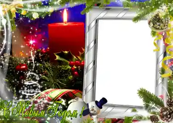 Foto effect van de categorie Nieuwjaarskaarten № 626. Opschrift op de lijst: Gelukkig Nieuwjaar!