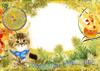 Foto effect van de categorie Nieuwjaarskaarten № 629