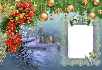 Foto effect van de categorie Kerstkaarten № 178104