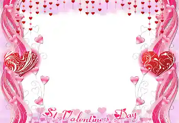 Foto effect van de categorie Valentijnskaarten № 38726. Opschrift op de lijst: Gelukkige Valentijnsdag!